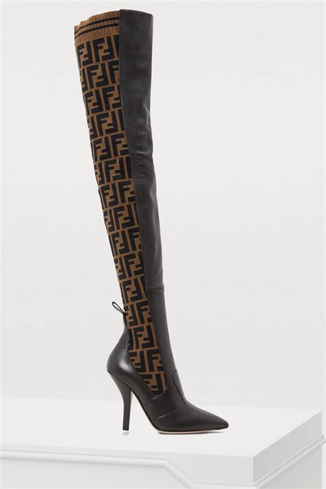 fendi boots sizing|Fendi high heel boots.